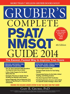 cover image of Gruber's Complete PSAT/NMSQT Guide 2014
